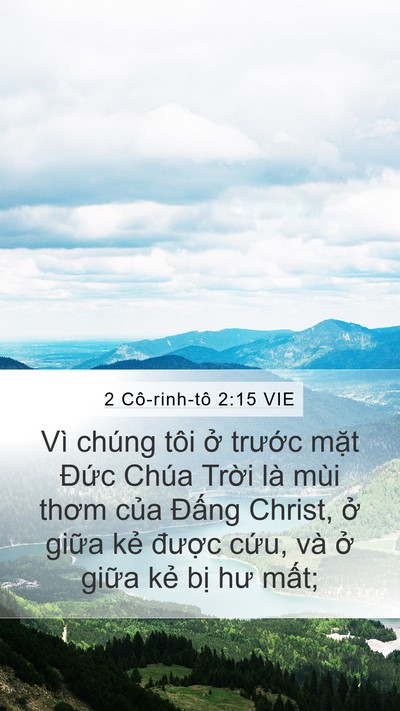2 Cô-rinh-tô 2:15 VIE Bible Verse Image