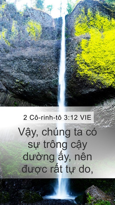 2 Cô-rinh-tô 3:12 VIE Bible Verse Image
