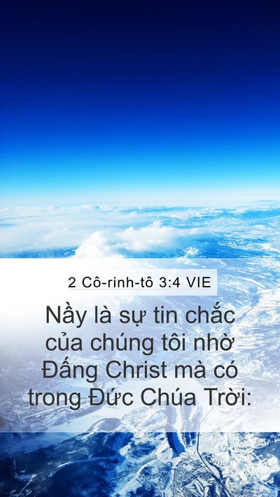2 Cô-rinh-tô 3:4 VIE Bible Verse Image