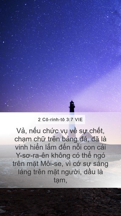 2 Cô-rinh-tô 3:7 VIE Bible Verse Image