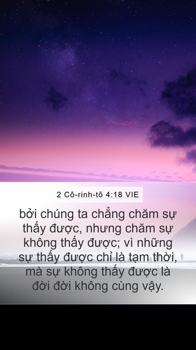 2 Cô-rinh-tô 4:18 VIE Bible Verse Image