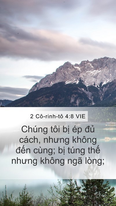2 Cô-rinh-tô 4:8 VIE Bible Verse Image