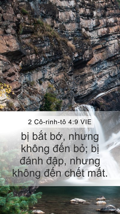2 Cô-rinh-tô 4:9 VIE Bible Verse Image