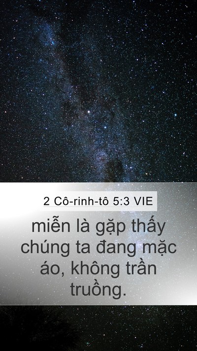 2 Cô-rinh-tô 5:3 VIE Bible Verse Image
