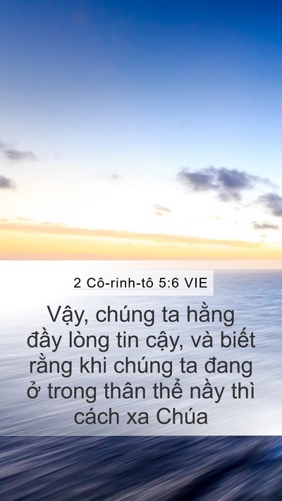 2 Cô-rinh-tô 5:6 VIE Bible Verse Image