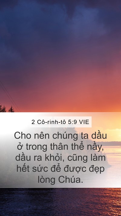 2 Cô-rinh-tô 5:9 VIE Bible Verse Image