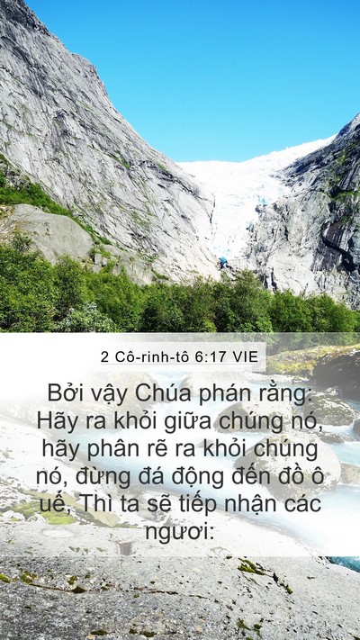 2 Cô-rinh-tô 6:17 VIE Bible Verse Image