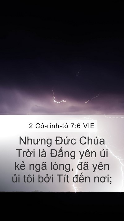 2 Cô-rinh-tô 7:6 VIE Bible Verse Image