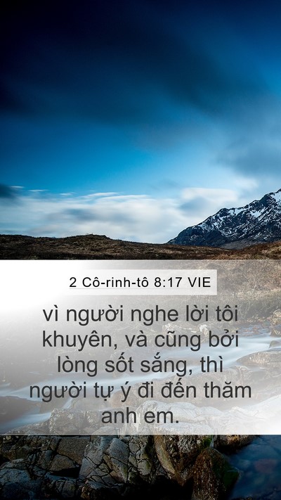 2 Cô-rinh-tô 8:17 VIE Bible Verse Image