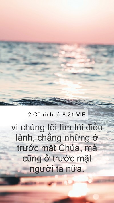 2 Cô-rinh-tô 8:21 VIE Bible Verse Image