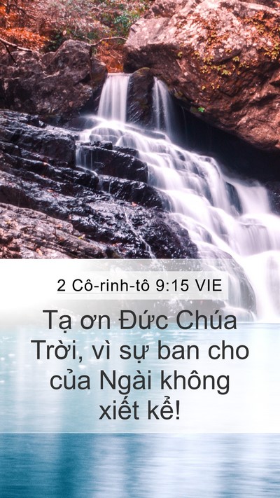 2 Cô-rinh-tô 9:15 VIE Bible Verse Image