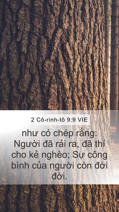 2 Cô-rinh-tô 9:9 VIE Bible Verse Image