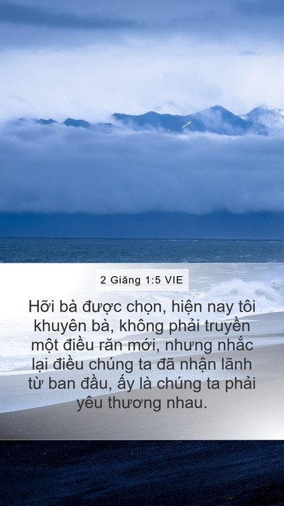 2 Giăng 1:5 VIE Bible Verse Image