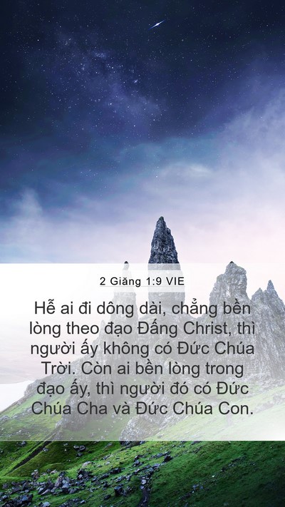 2 Giăng 1:9 VIE Bible Verse Image