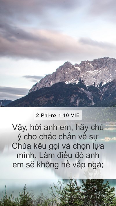 2 Phi-rơ 1:10 VIE Bible Verse Image