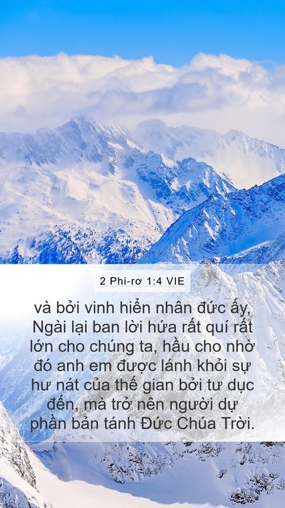 2 Phi-rơ 1:4 VIE Bible Verse Image