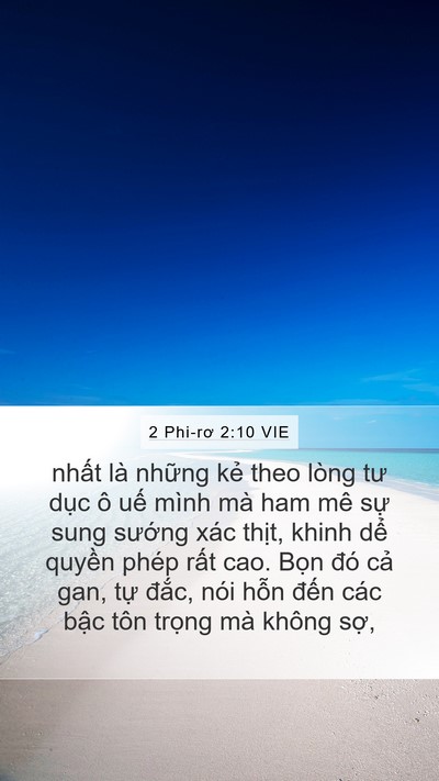 2 Phi-rơ 2:10 VIE Bible Verse Image