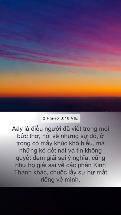2 Phi-rơ 3:16 VIE Bible Verse Image