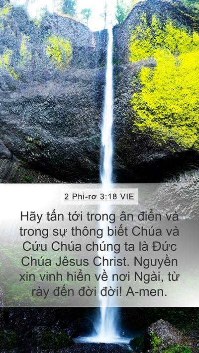 2 Phi-rơ 3:18 VIE Bible Verse Image