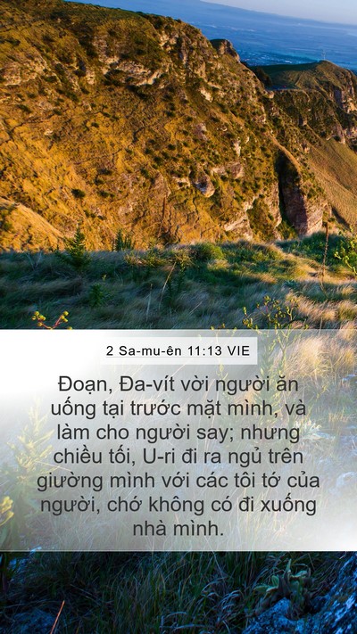 2 Sa-mu-ên 11:13 VIE Bible Verse Image