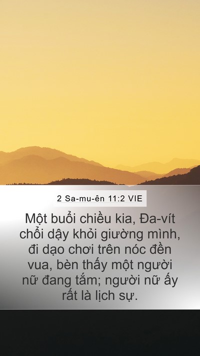 2 Sa-mu-ên 11:2 VIE Bible Verse Image