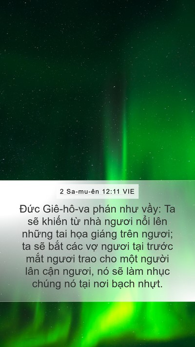2 Sa-mu-ên 12:11 VIE Bible Verse Image