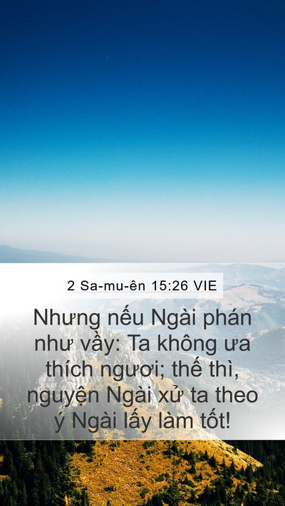 2 Sa-mu-ên 15:26 VIE Bible Verse Image