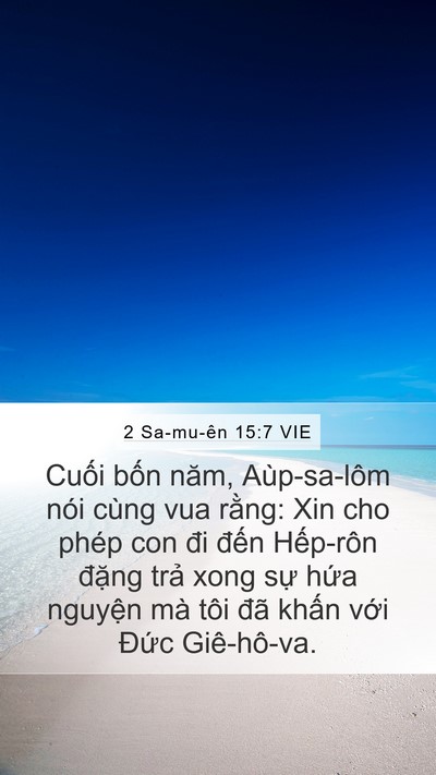 2 Sa-mu-ên 15:7 VIE Bible Verse Image