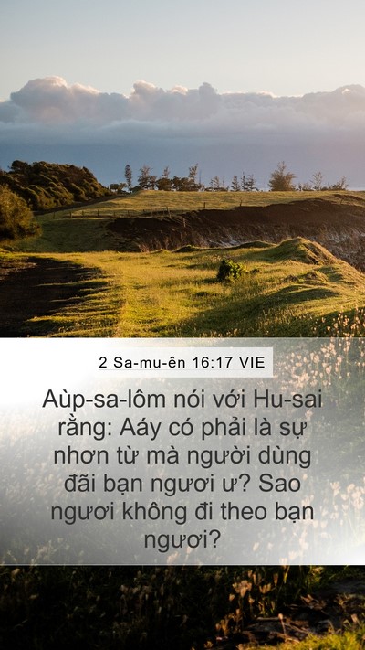 2 Sa-mu-ên 16:17 VIE Bible Verse Image