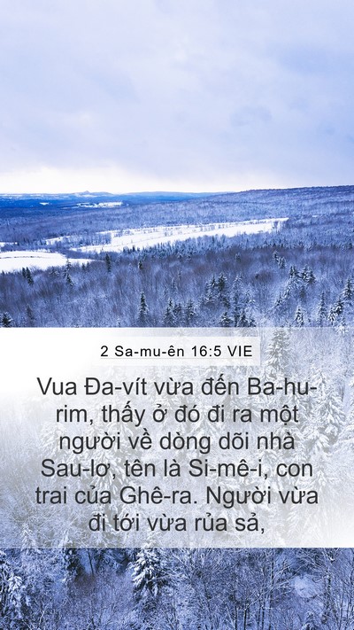 2 Sa-mu-ên 16:5 VIE Bible Verse Image