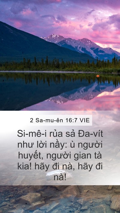 2 Sa-mu-ên 16:7 VIE Bible Verse Image