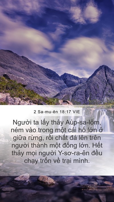 2 Sa-mu-ên 18:17 VIE Bible Verse Image