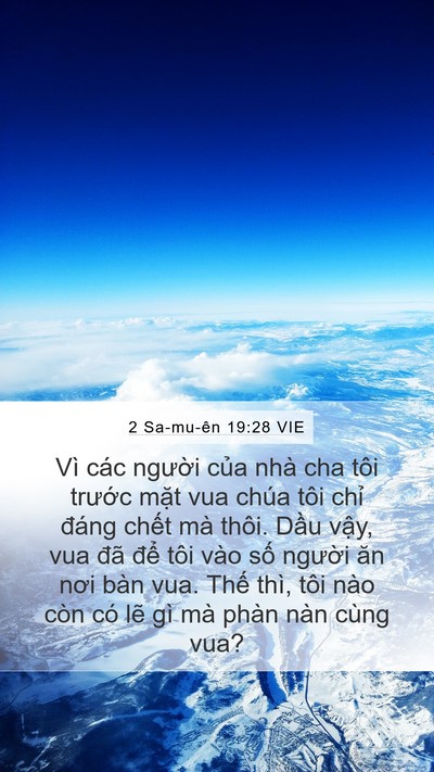 2 Sa-mu-ên 19:28 VIE Bible Verse Image