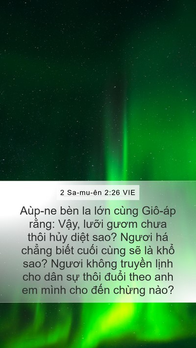 2 Sa-mu-ên 2:26 VIE Bible Verse Image