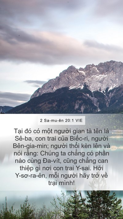 2 Sa-mu-ên 20:1 VIE Bible Verse Image
