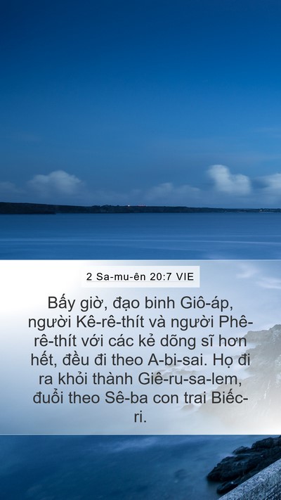 2 Sa-mu-ên 20:7 VIE Bible Verse Image
