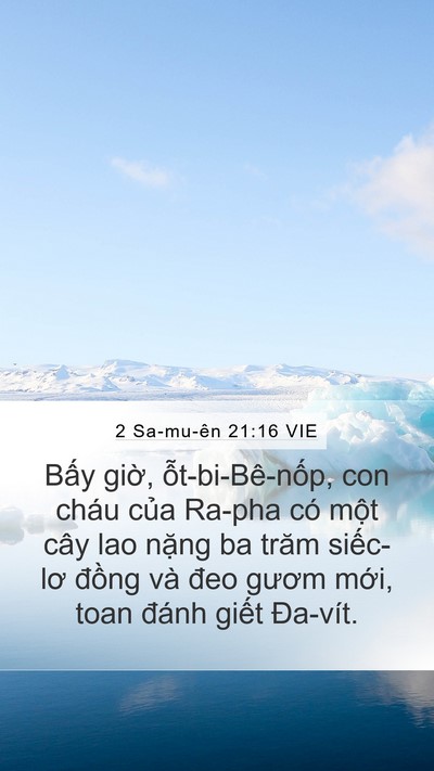 2 Sa-mu-ên 21:16 VIE Bible Verse Image