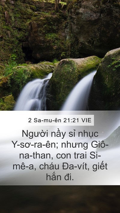 2 Sa-mu-ên 21:21 VIE Bible Verse Image