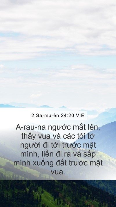 2 Sa-mu-ên 24:20 VIE Bible Verse Image