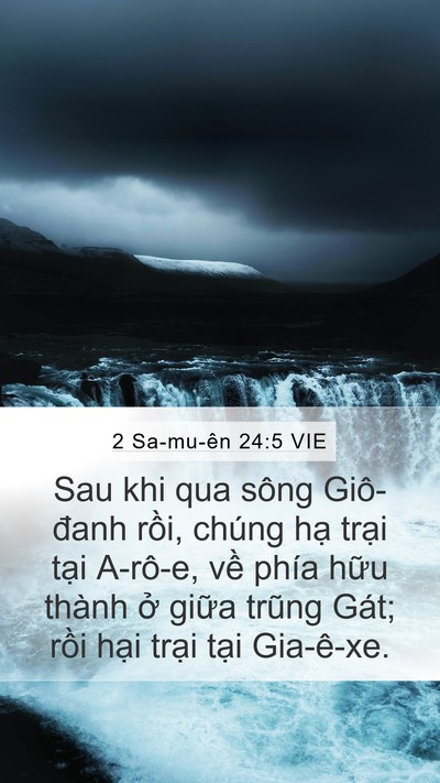2 Sa-mu-ên 24:5 VIE Bible Verse Image