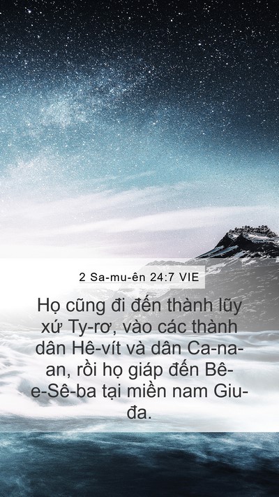 2 Sa-mu-ên 24:7 VIE Bible Verse Image