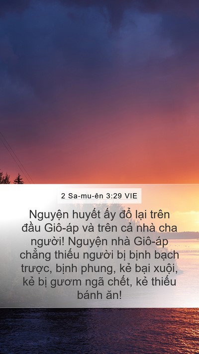 2 Sa-mu-ên 3:29 VIE Bible Verse Image