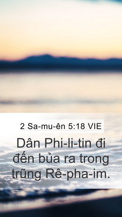 2 Sa-mu-ên 5:18 VIE Bible Verse Image