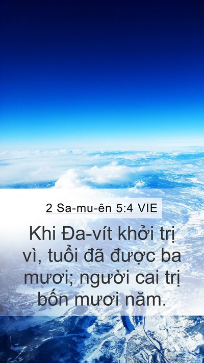 2 Sa-mu-ên 5:4 VIE Bible Verse Image
