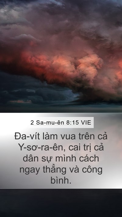 2 Sa-mu-ên 8:15 VIE Bible Verse Image