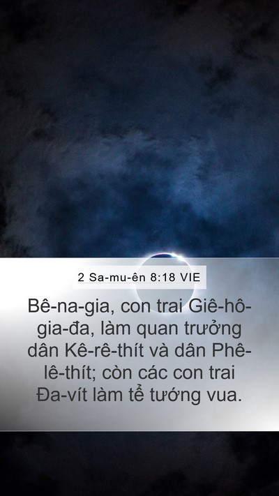 2 Sa-mu-ên 8:18 VIE Bible Verse Image