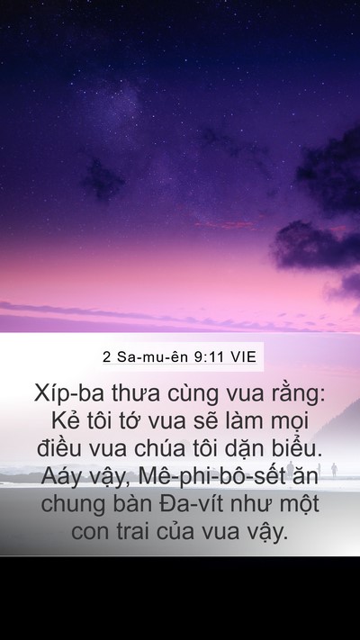 2 Sa-mu-ên 9:11 VIE Bible Verse Image