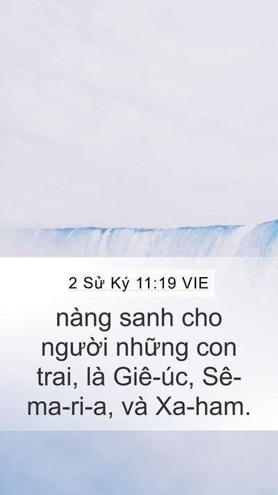 2 Sử Ký 11:19 VIE Bible Verse Image