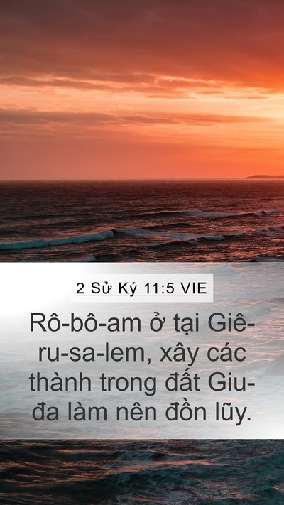 2 Sử Ký 11:5 VIE Bible Verse Image