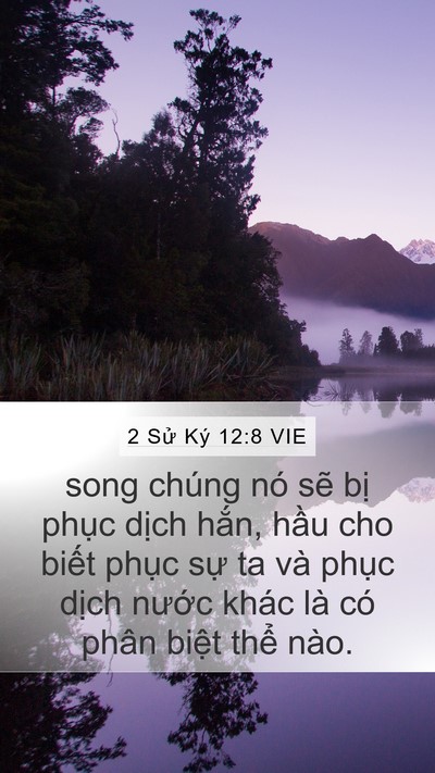 2 Sử Ký 12:8 VIE Bible Verse Image